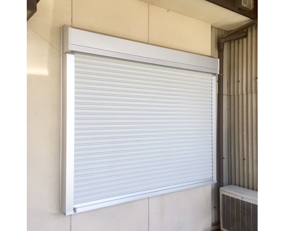 後付けシャッター工事　施工後