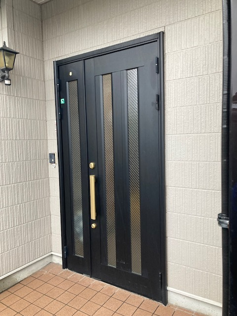 玄関取替　施工前