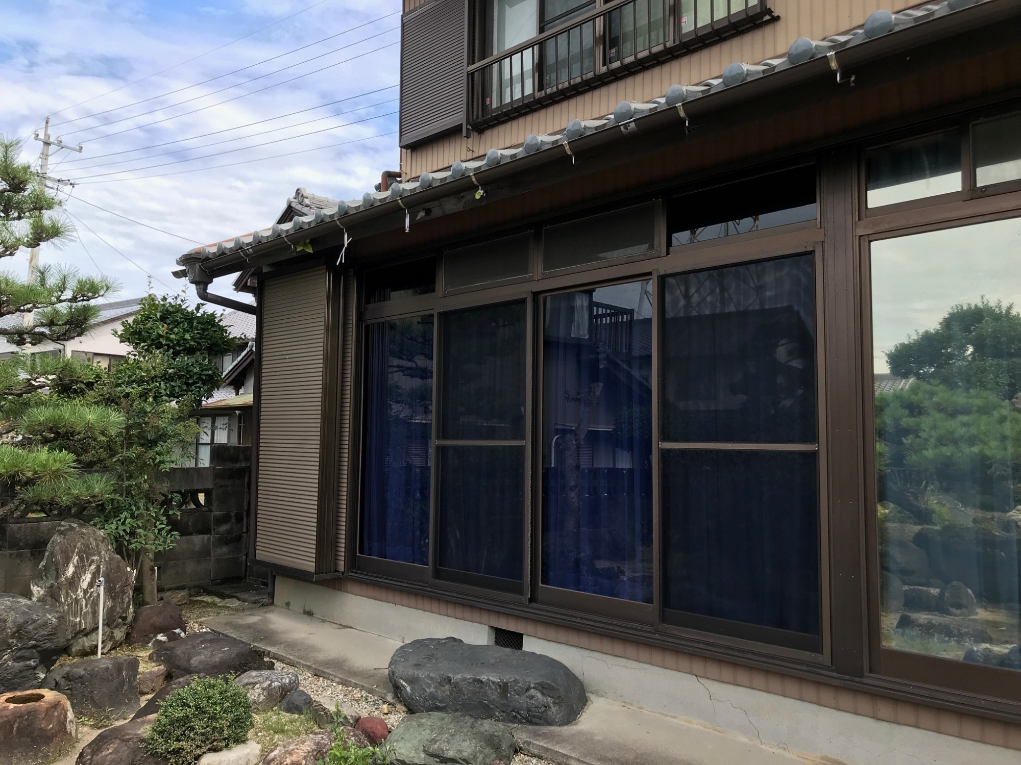 テラスデッキ新設　施工前