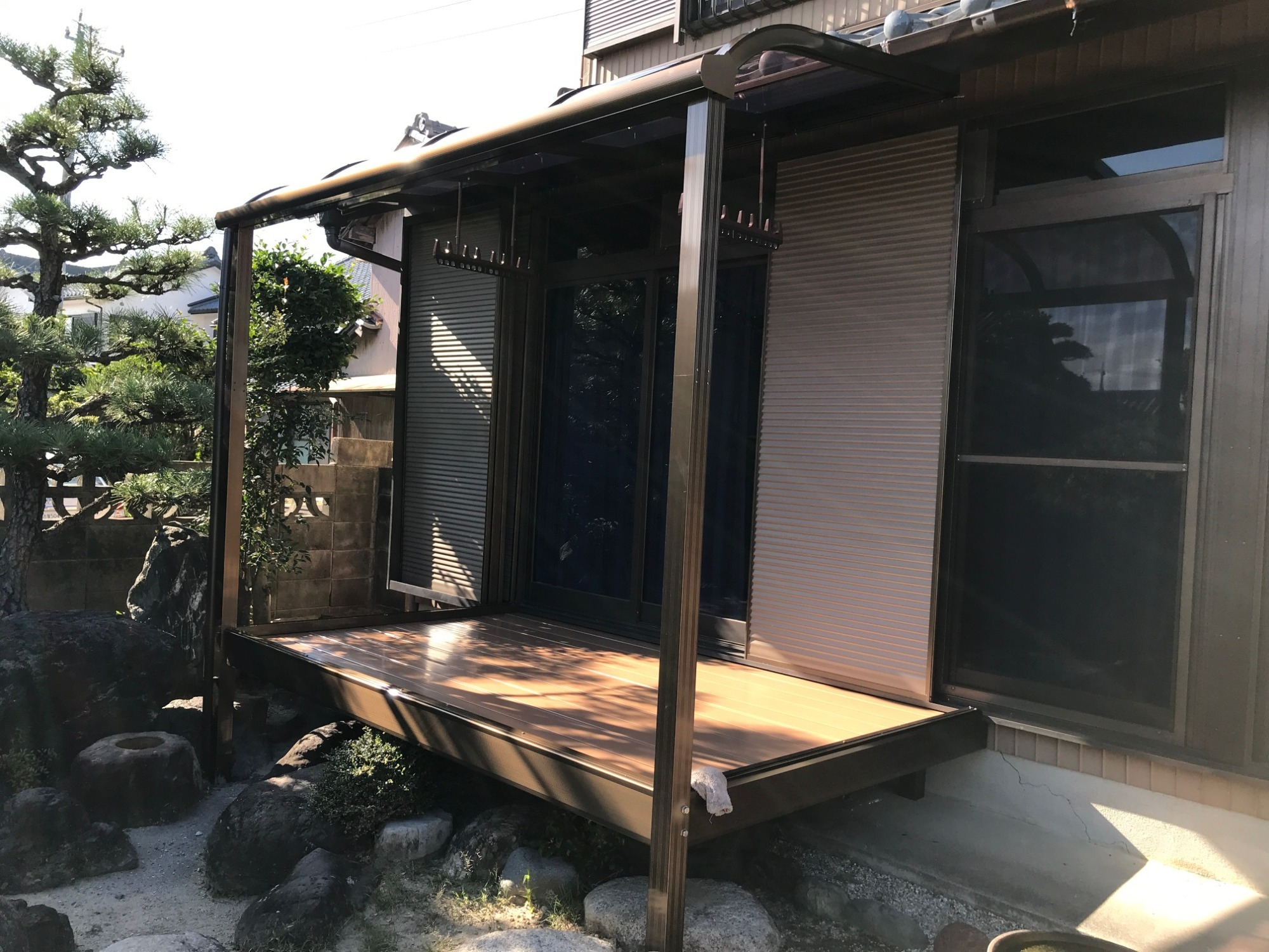 テラスデッキ新設　施工前